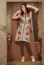 Manufacturers Exporters and Wholesale Suppliers of Party Wear Churidar Suit Surat Gujarat